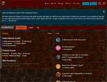 Tablet Screenshot of forum.vcmi.eu